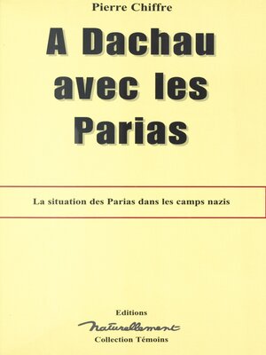 cover image of À Dachau avec les parias